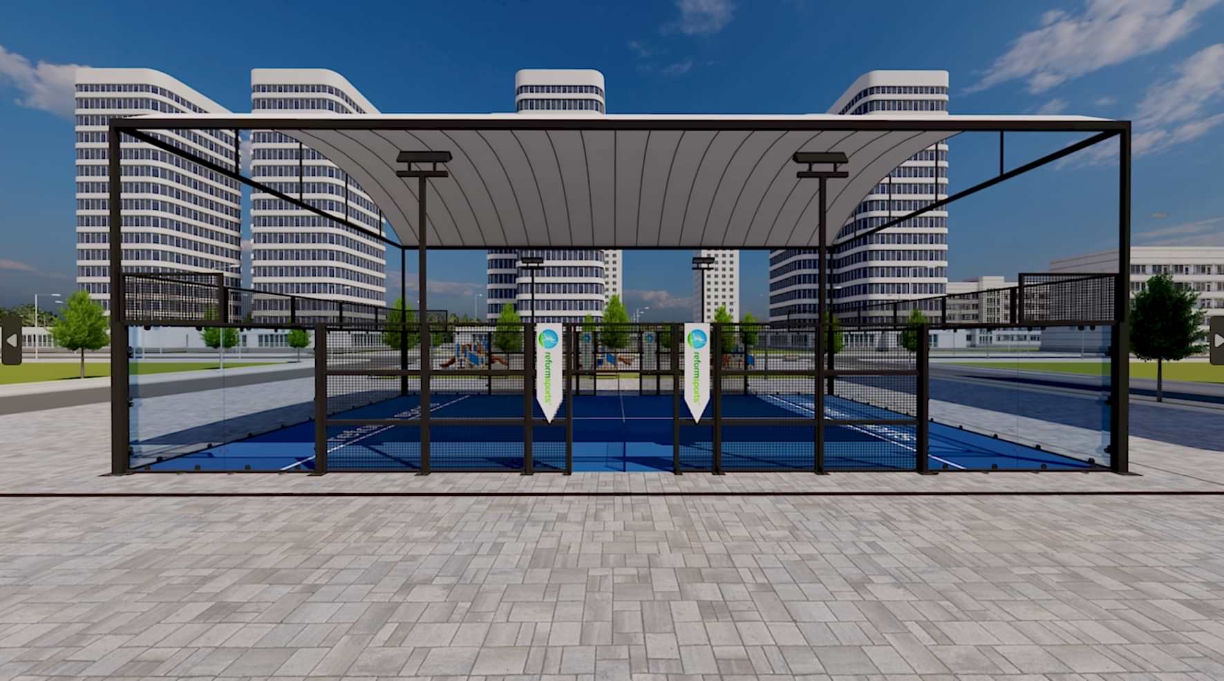 roofed padel reform () roofed padel reform ()